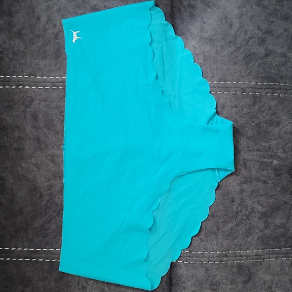 VS blue scallop panty